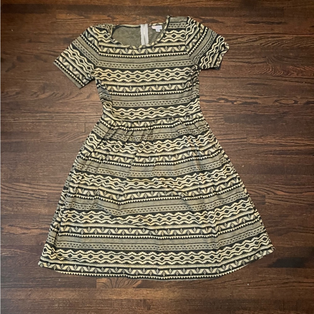 Aztec print dress